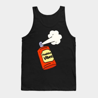 Positive Vibes Spray Can Tank Top